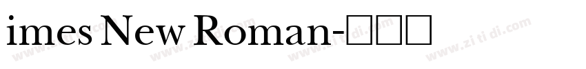 imes New Roman字体转换